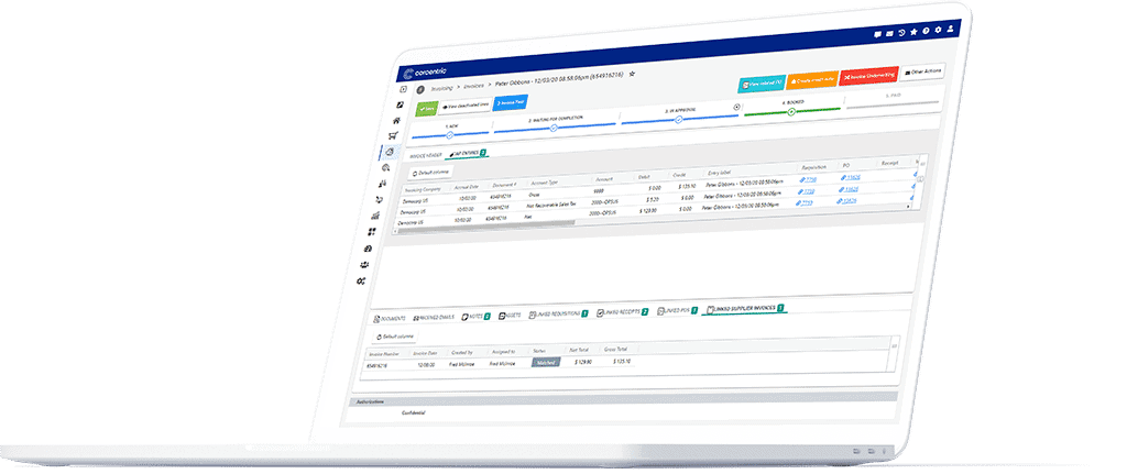 invoice management ap entires