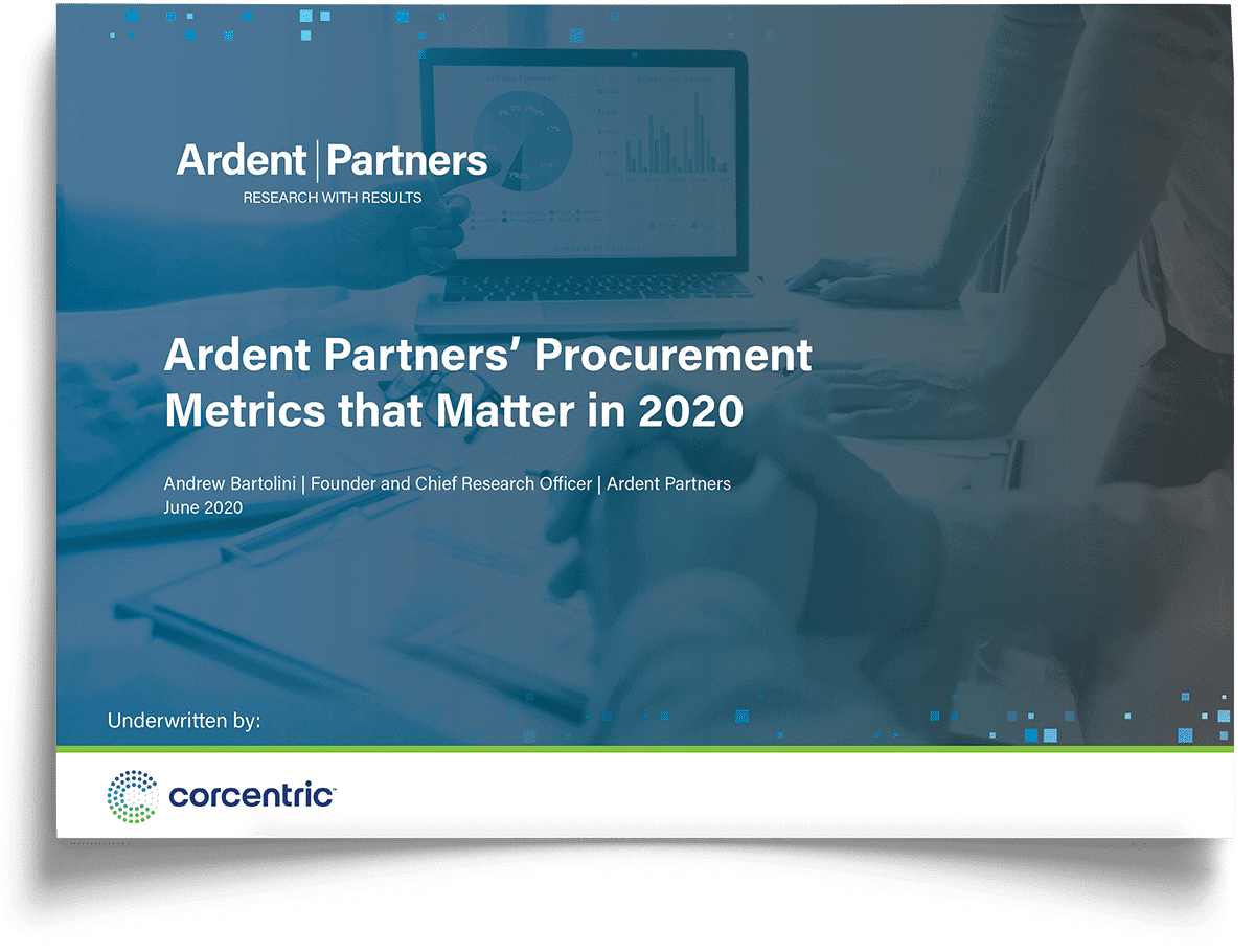 Ardent Partners Report: Procurement Metrics that Matter in 2020