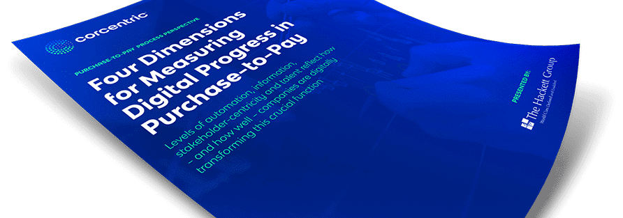 Hackett Group: Four Dimensions for Measuring Digital Progress in Purchase-to-Pay
