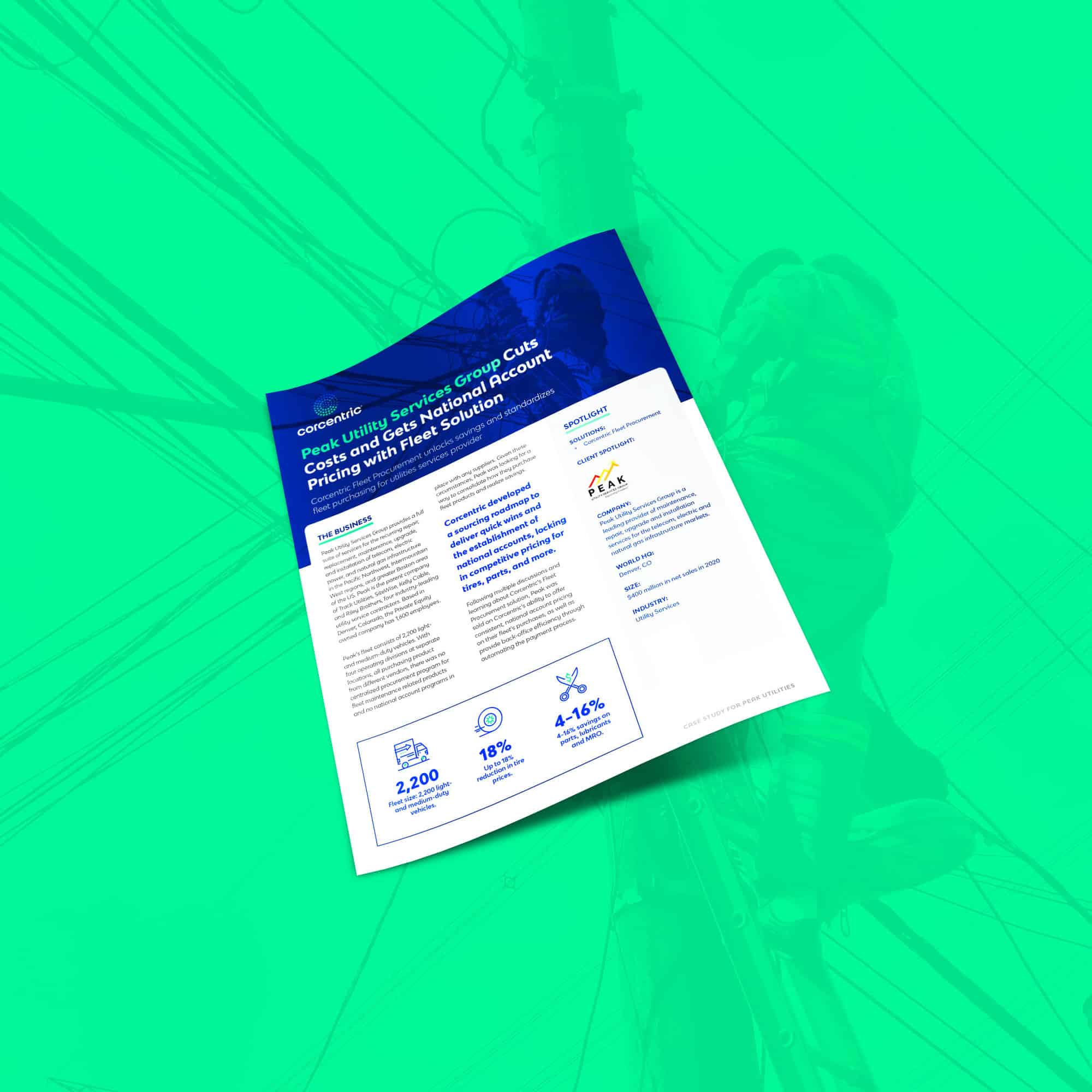 Corcentric Case Study Peak Utility